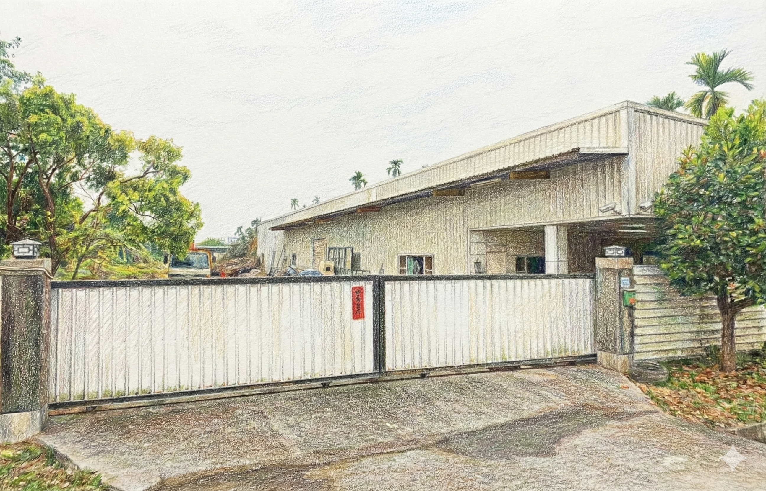 屏東竹田 1050 坪稀有標的：100坪建物、30 米大面寬、舊制稅籍門牌，投資自用首選！