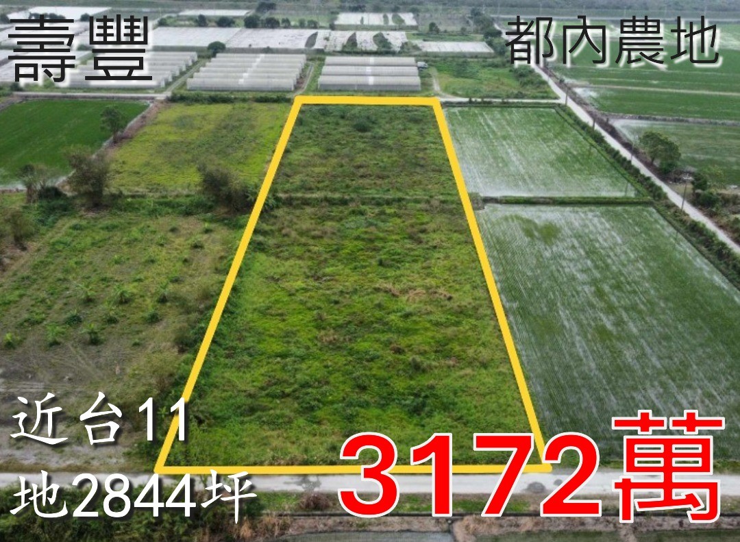 花蓮壽豐❤️近台11❤️都內農地