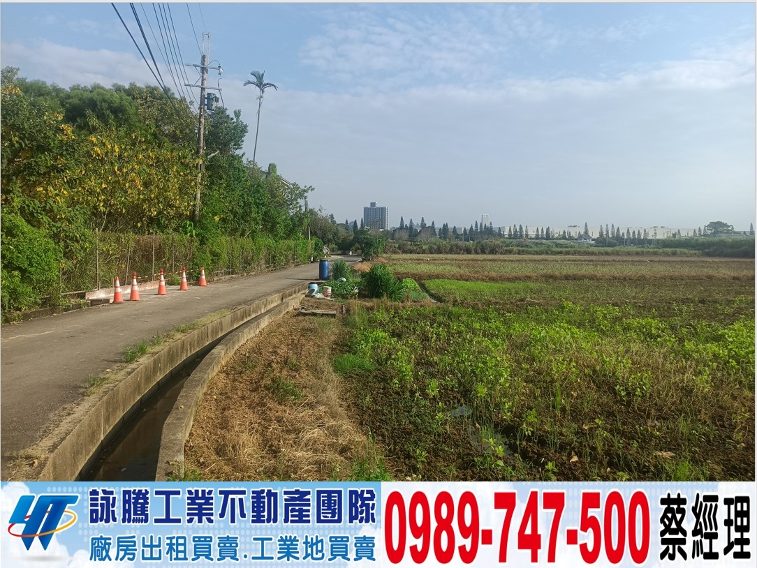 觀音上大國小旁甲建/工業地廠房買賣租賃