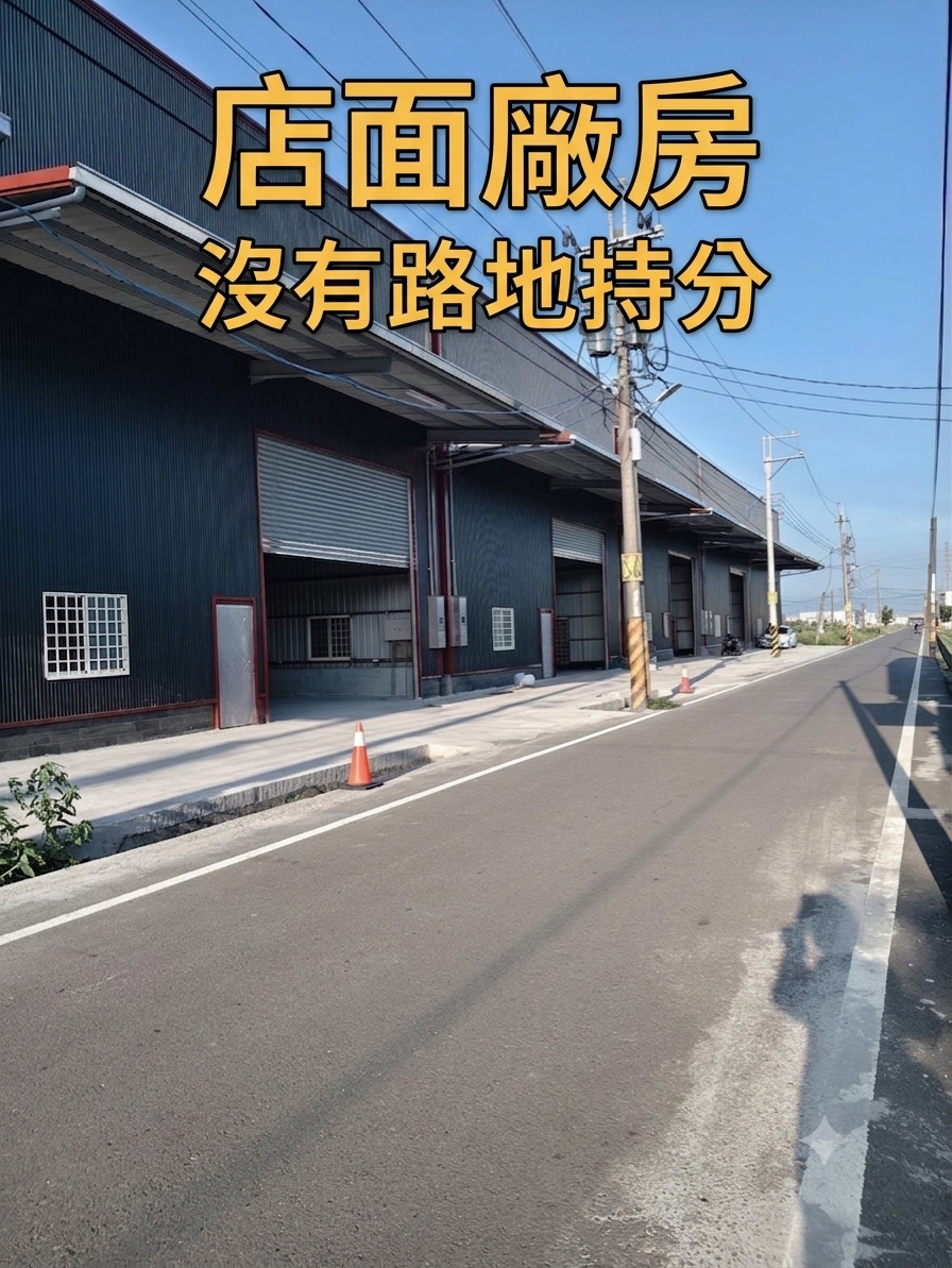 大寮沒有路地持分63.5坪會結全新廠房（陳美鳳）